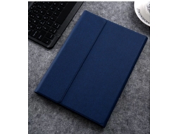 Capa de Teclado Bluetooth para Ipad Pro12.9 2018/2020 Tampa Redonda com Toque e Luz de Fundo Colorida ,português, Azul XIAOMOYU