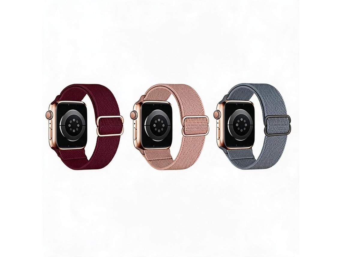 3 Pcs Bracelete Para Apple Watch 38/40/41/42mm Cuich