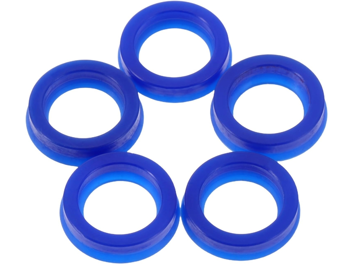 Conjunto De 5 Retentores De Óleo De Plástico Azul