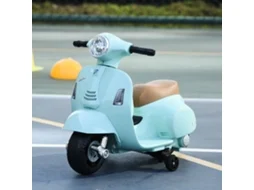Mota Elétrica para Crianças com Licença Acima de 18 Meses com Faróis Buzina e 4 Rodas Licenciadas 66,5x38x52 Cm Verde