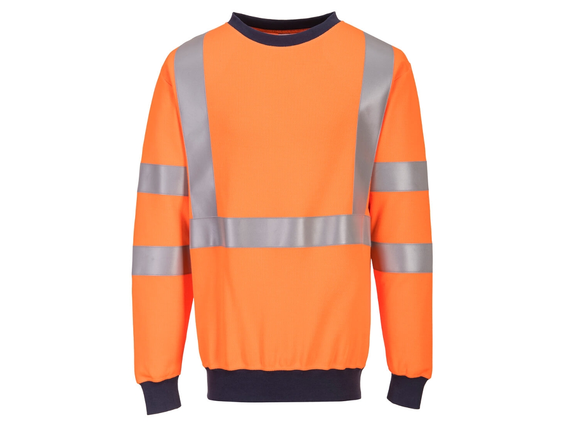 Moletom Fr Modaflame Hvo: Segurança E Conforto Laranja / S