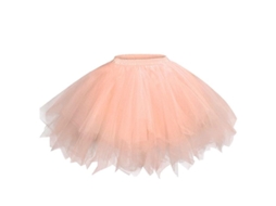 Saia Tutu Feminina Mesh Tule Princesa Elástica Curta para Dança Adulto Tamanho XXL Orxl