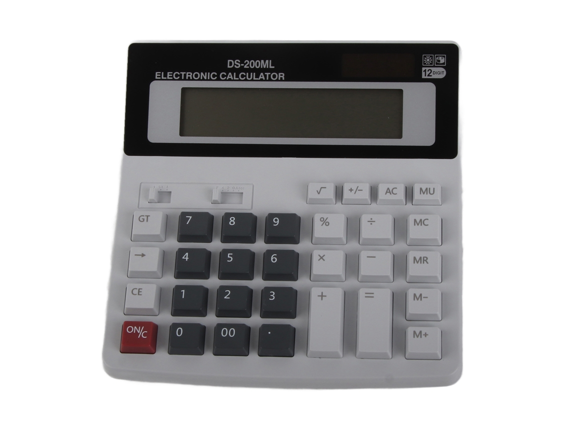 Calculadora Digital Portátil De Escritório De 12 Dígitos Para Oficina E Estudo (ds 200ml)