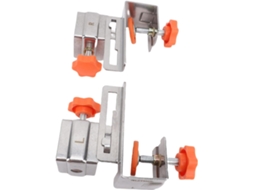 Conjunto De 2-grampos Fixação Gaveta Ajustáveis Hilitand Em Aço Inoxidável Com Almofadas Reforçadas Para Armários