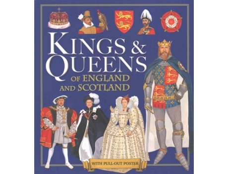 Livro kings & queens of england and scotland de pamela egan (inglês)