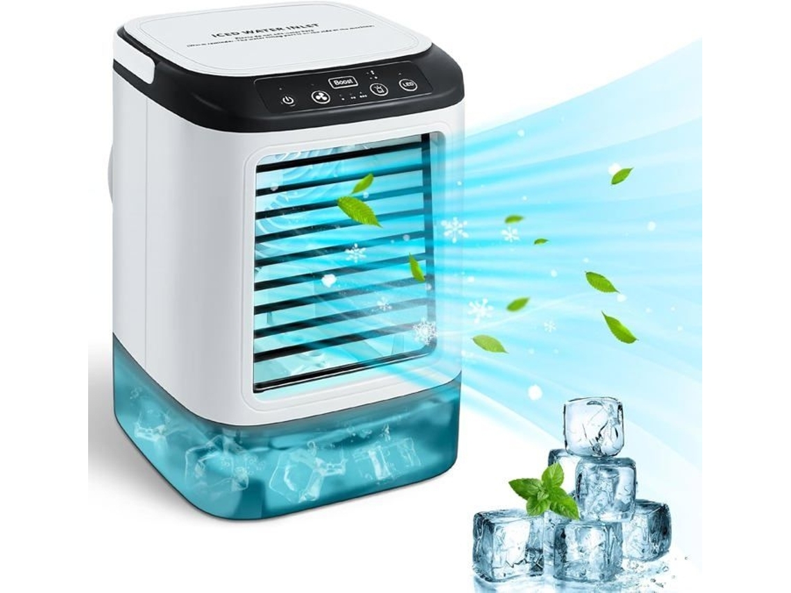 Ventilador de bolso AQUAFORGE, recarregável, com clip, 6000mah