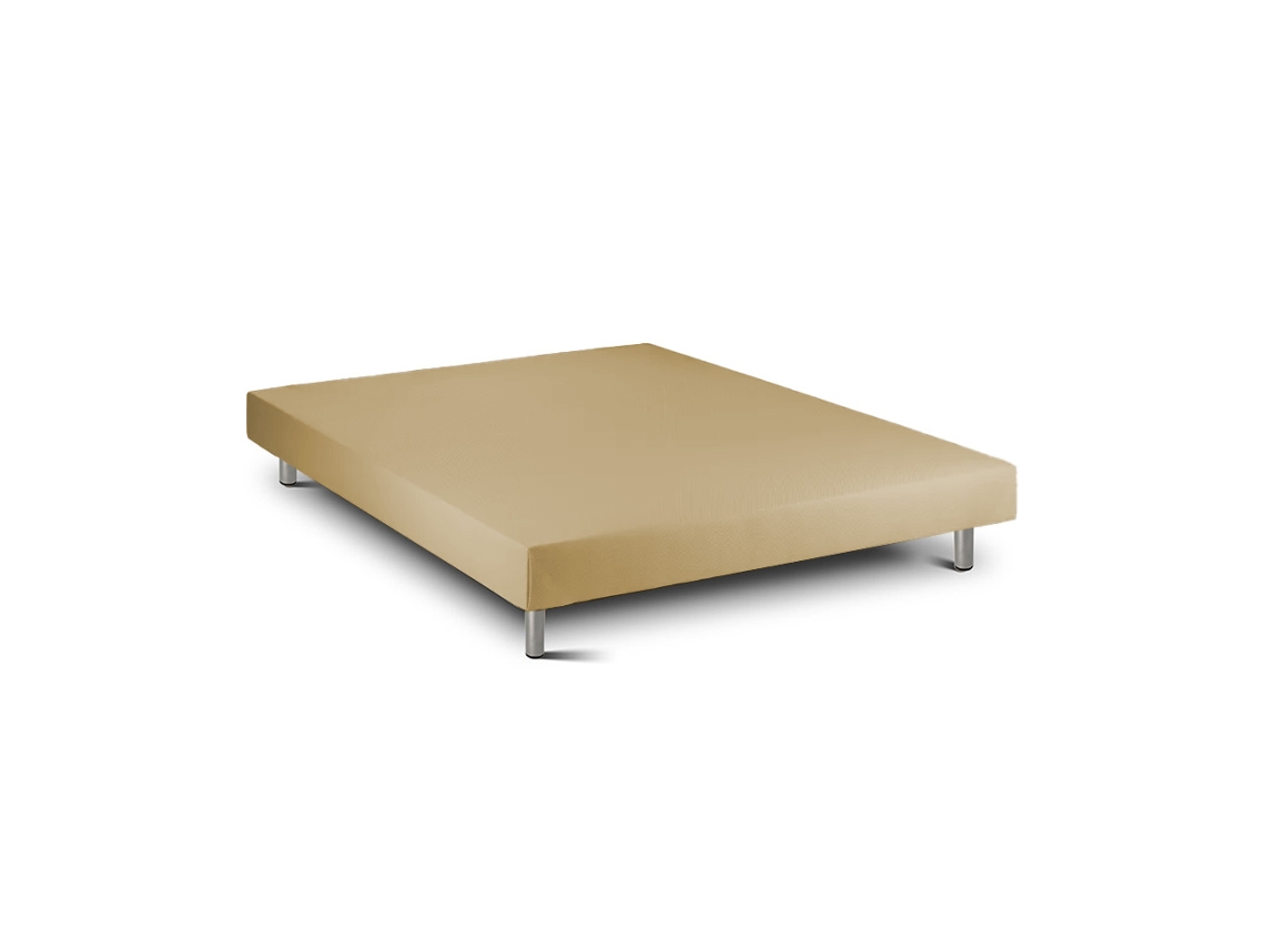 Sommier Madeira 15 Bege  Pés Metal 183 X 133 Cm Altura 30 Cm Indream
