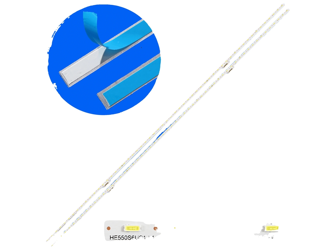 Fita de Luz de Fundo Led, 56 Leds, Tensão de 6v, Luz Branca OEM