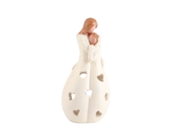 Vela Decorativa de Dia da Mãe com Design de Abraço, LAXISCREED
