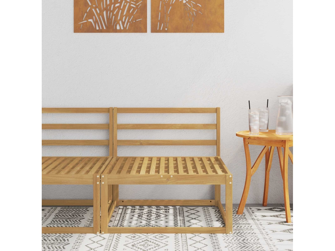 Vidaxl Sofá Médio Externo Branco 79 X 83 X 73 Cm