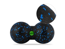 Bola Dupla De Massagem E Fitness Ns 966 Preta E Azul Neo Sport