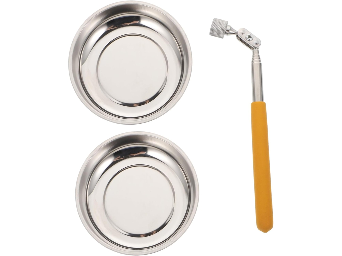 Kit de Discos Magnéticos Topbathy com 3 Peças, Suporte para Ferramentas, Bandeja Magnética