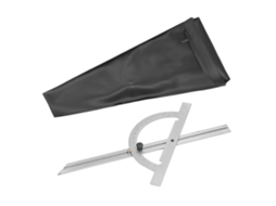 Transportador De Carpintería De Acero Carbono Ajustable Regla Angular Portátil De Alta Precisión 200 X 400mm