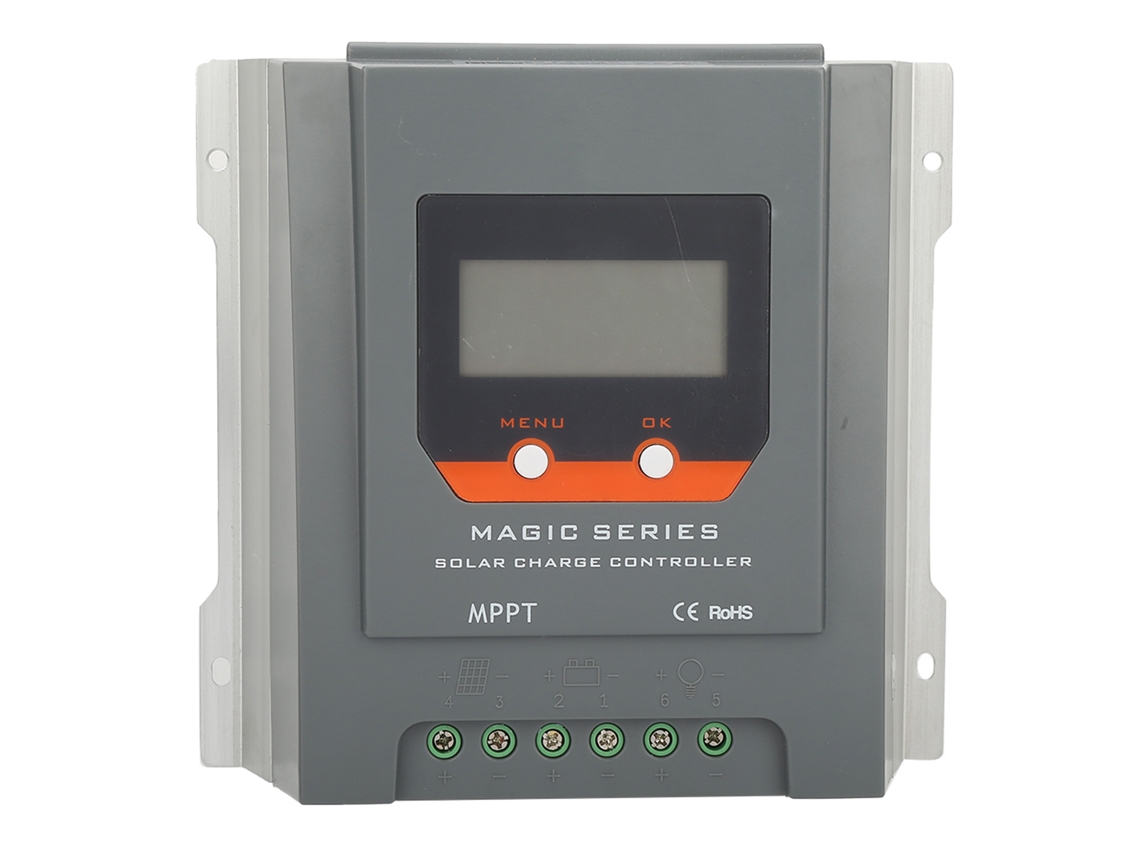 Controlador De Carga Solar Mppt 30a Laxiscreed Para 12v/24v Com Display Lcd