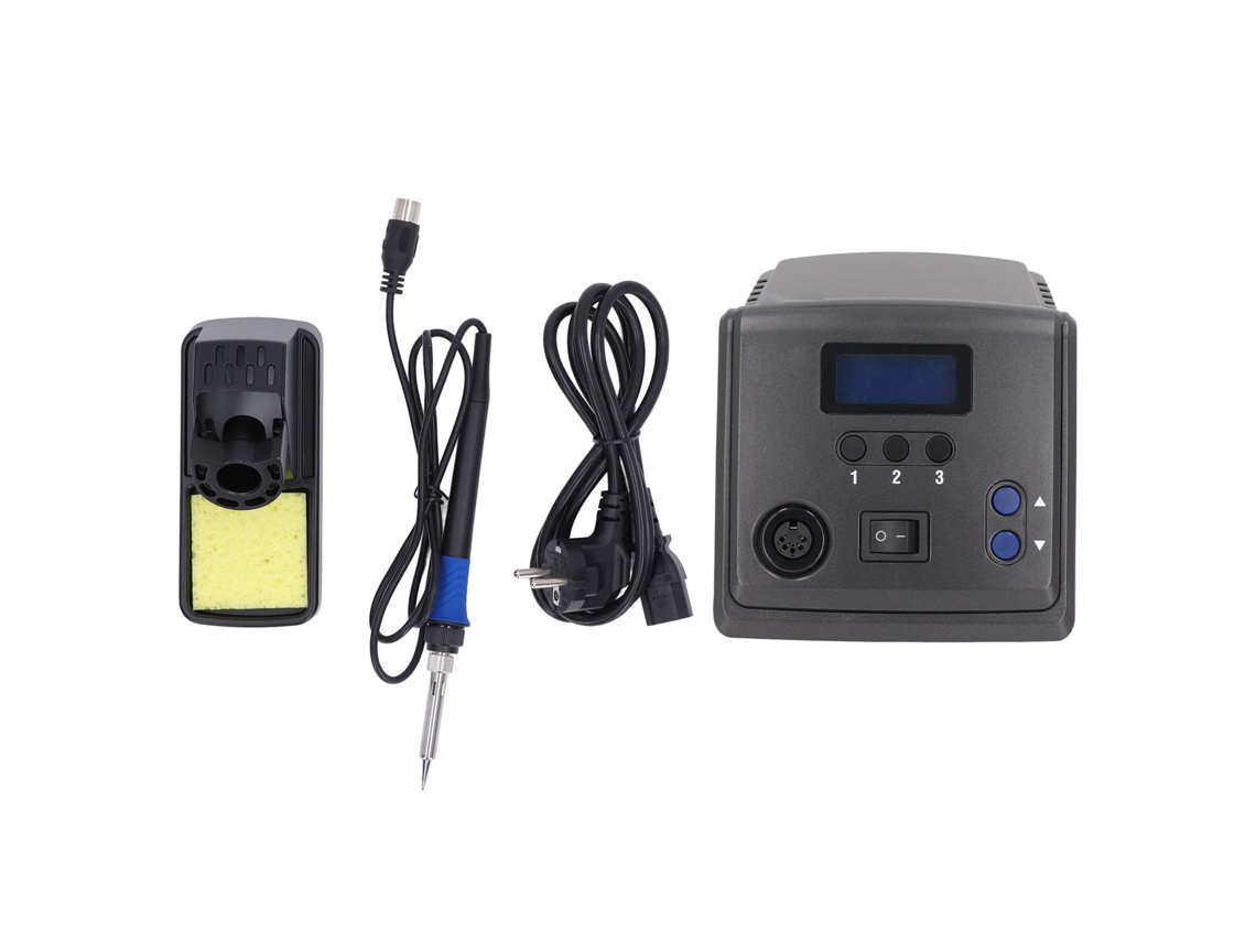 Kit De Suporte Para Ferro De Soldar Laxiscreed Em Abs Com Transformador De Cobre Resistente