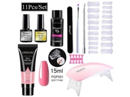 Conjunto de Manicure com Lâmpada Led 54 W, Unhas 20.000 Rpm, Máquina Broca para Unhas, Kit D e Gel Uv GOKOCO