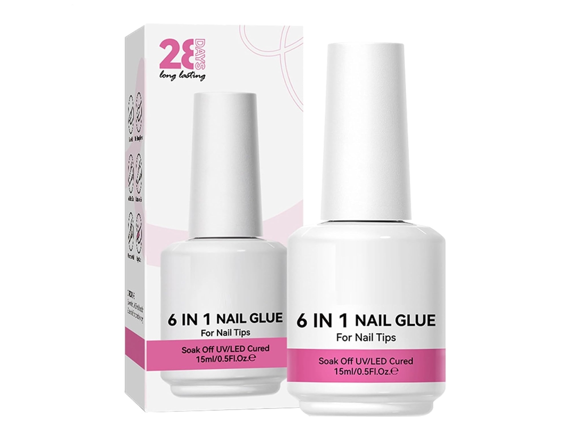 Cola em gel multifuncional de 15ml para unhas com strass E