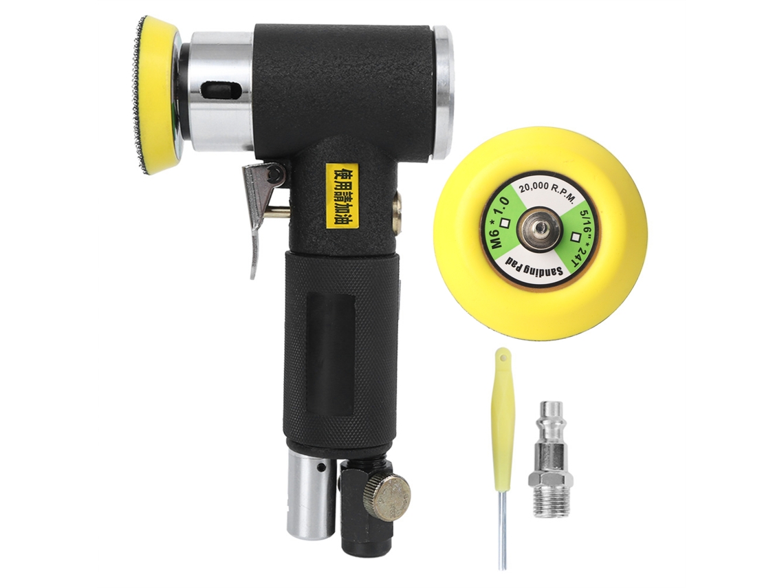 Polidor Pneumático com Disco de Lixa Eccêntrico Pequeno Diâmetro 2/3 Polegadas (interface Tipo Eu)