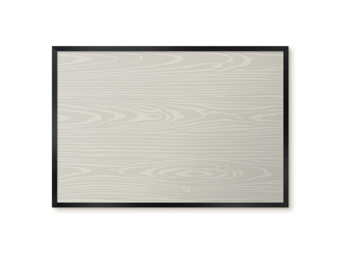 Magnetic Board Beige Grain For The Living Room Espelharte (60x40 Cm)