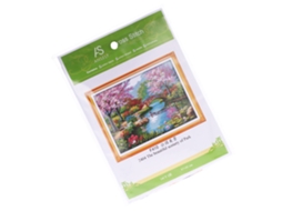 Kit Ponto Cruz Paisagens Parque 14ct 57x45cm | MARCA