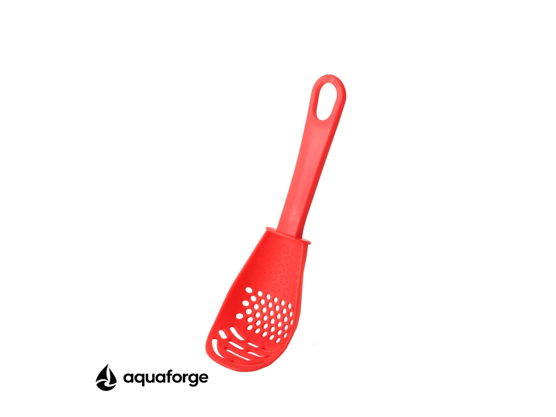 Colher Multiusos Aquaforge Com Plástico Para Cozinha, Vermelho