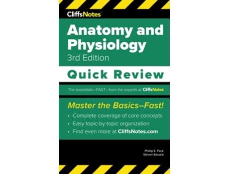 Livro CliffsNotes Anatomy and Physiology Quick Review de Phillip E Pack Phd e Steven Bassett (Inglês)