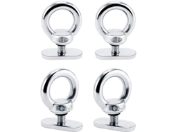 4-pack Olhos De Fixação Para Trilhos Para Fixar Cordões Elásticos Ou Cabos, Até 0.6"