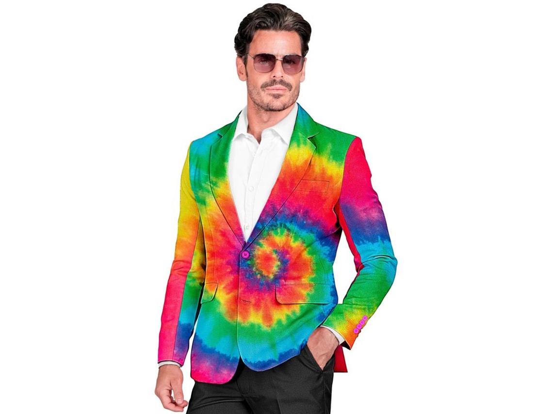 Casaco Fiesta multicolorido néon para homem
