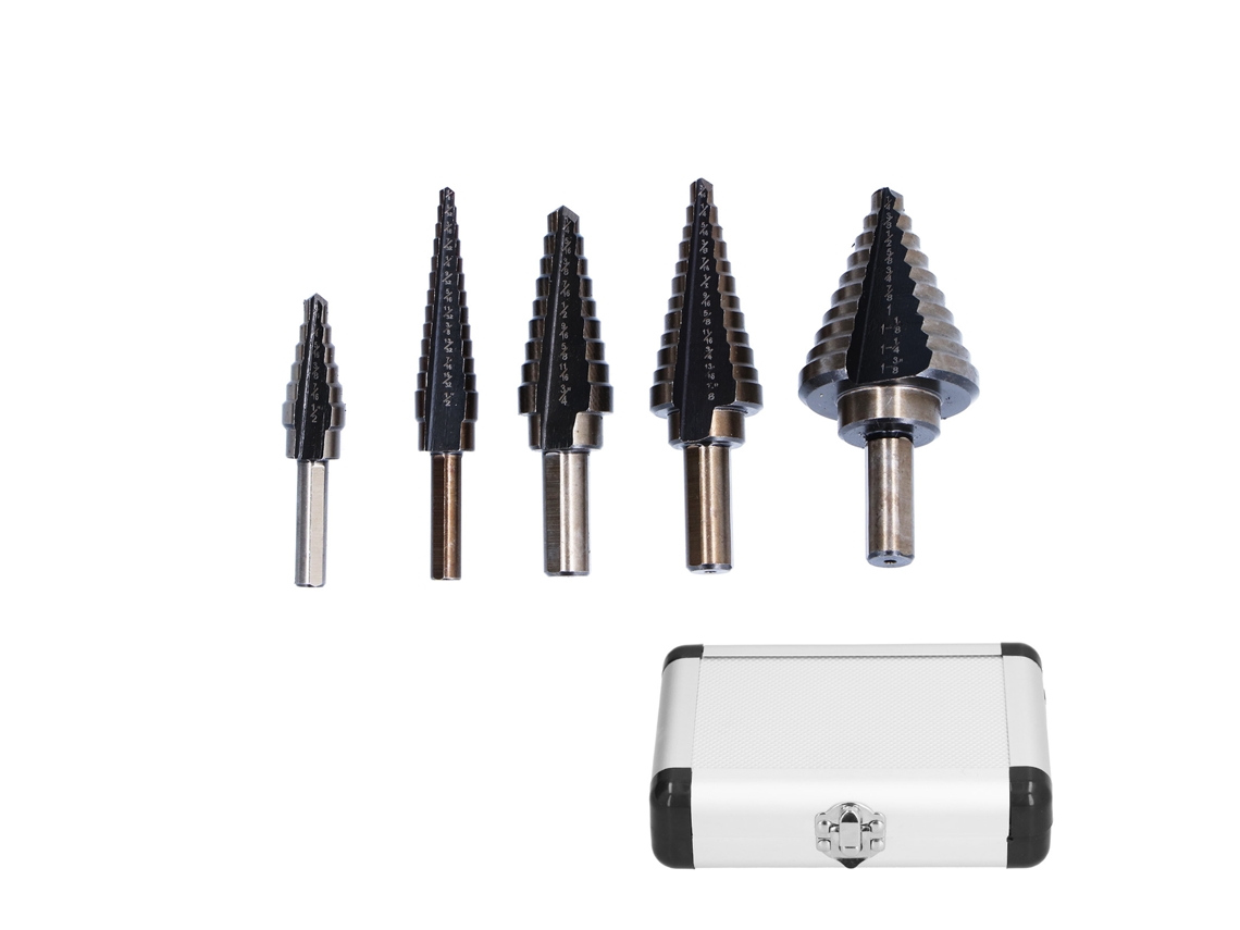Laxiscreed Conjunto De Brocas De 5 Peças Para Metal E Materiais Diversos