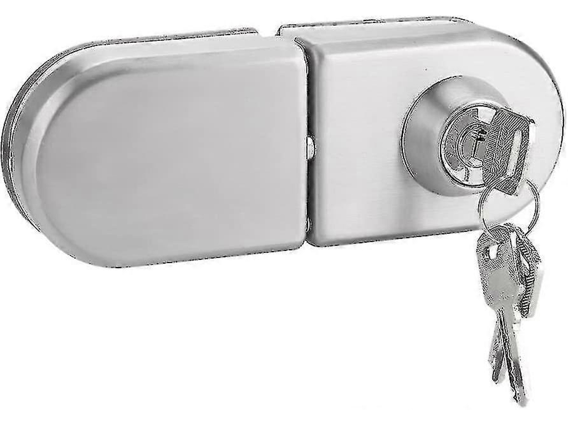 Fechadura De Segurança Antirroubo Para Porta Vidro, 10~12mm, Em Aço Inoxidável, Com Chaves, Uso Casa, Hotel, Escritório E Banheiro - Yx