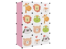 Storage Cabinet, Storage Cabinets Vidaxl Cor-de-rosa Polipropileno (110 X 46.5 X 144 Cm)