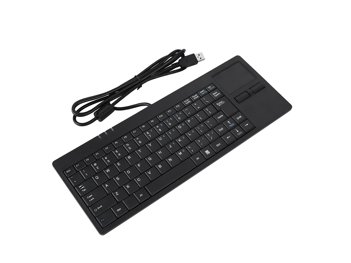 Teclado Usb Com Fio Ultra Slim De 86 Teclas