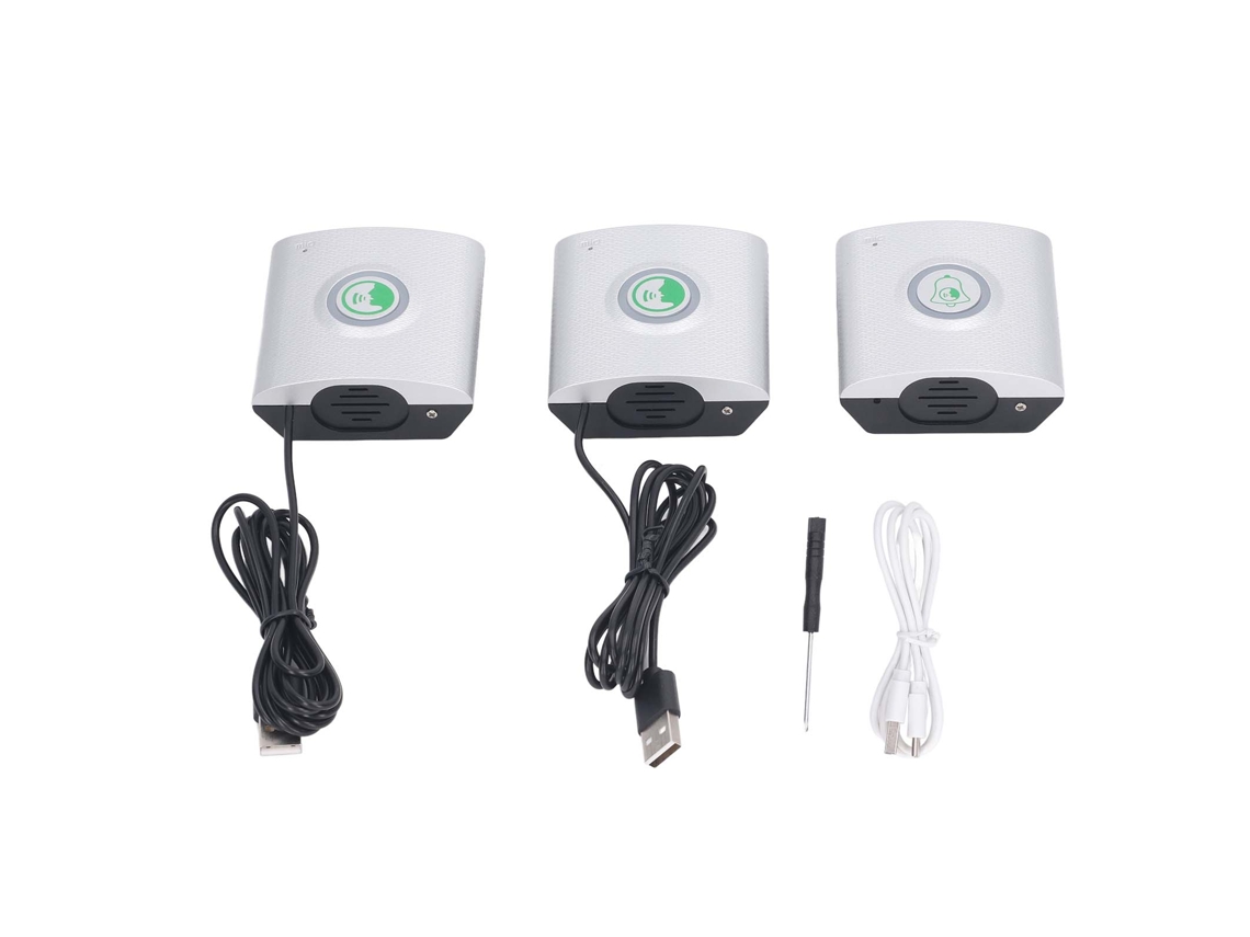 Intercomunicador Sem Fio De 2 Vias Porta Buzzer Sistema Longa Distância Unidade