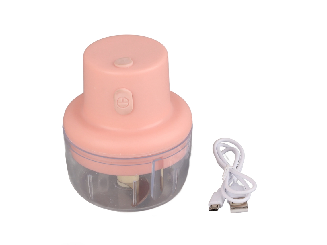 Picador elétrico de alho sem fio recarregável USB portátil mini triturador de alho 100ml | S/MARCA