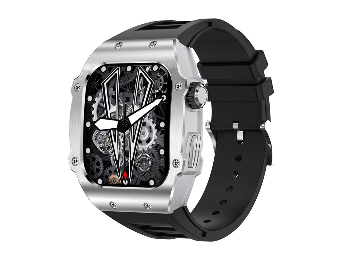 Smartwatch Rastreador de Fitness À Prova D'Água Tela de Toque Hd Super Grande 1.91 Monitor de Frequência Cardíaca Pedômetro Monitor de Sono NISSGU