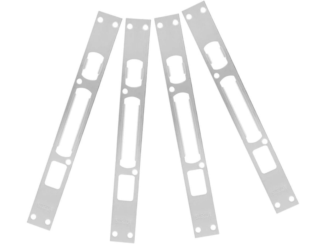 Fechaduras De Trinco Porta, 4 Peças, Corpo De Fechadura Porta Antirroubo, Placa De Reparo Metal, Placa De Reforço Porta