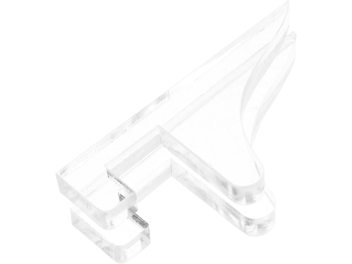 Conjunto 2 Porta Retratos Acrílico Transparente Design Elegante Moderno Suporte Versátil Fotos Troféus Mesa GOKOCO