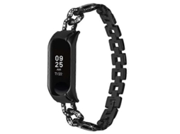 Pulseira De Substituição Para Relógio Inteligente Xiaomi Smart Band 8 Com Decoração De Strass Em Metal. Olysi Shop