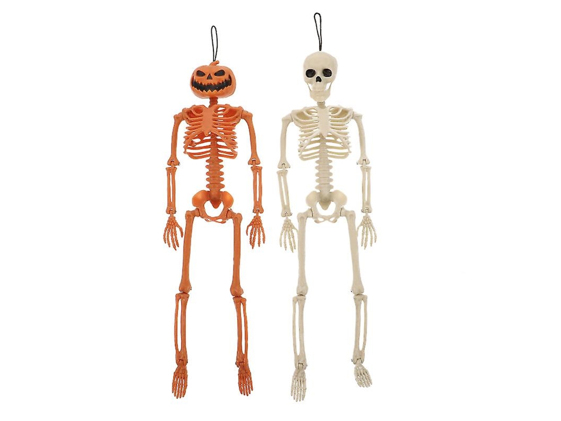 2 Peças de Modelo de Esqueleto para Decorações de Halloween ALLINLESS