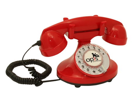 Telefone Fixo OPIS TECHNOLOGY Tffcab-red Vermelho