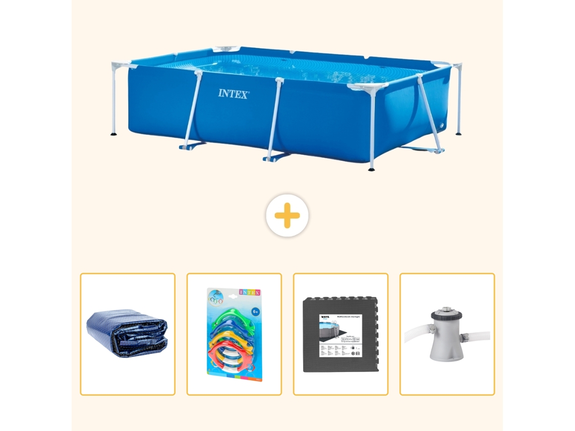 Intex Piscina Easy Set Redonda - Caranguejo - 183x51 Cm - 5-peças S3