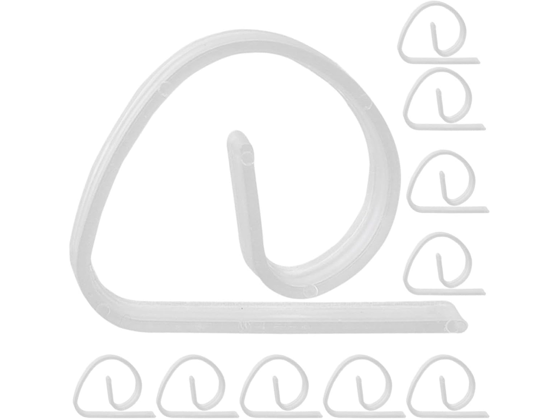 25 Prendedores de Toalha de Mesa Transparentes em Abs, Suportes para Toalha de Mesa Externa,s Ao Desgaste, Ideais para CHABERLU