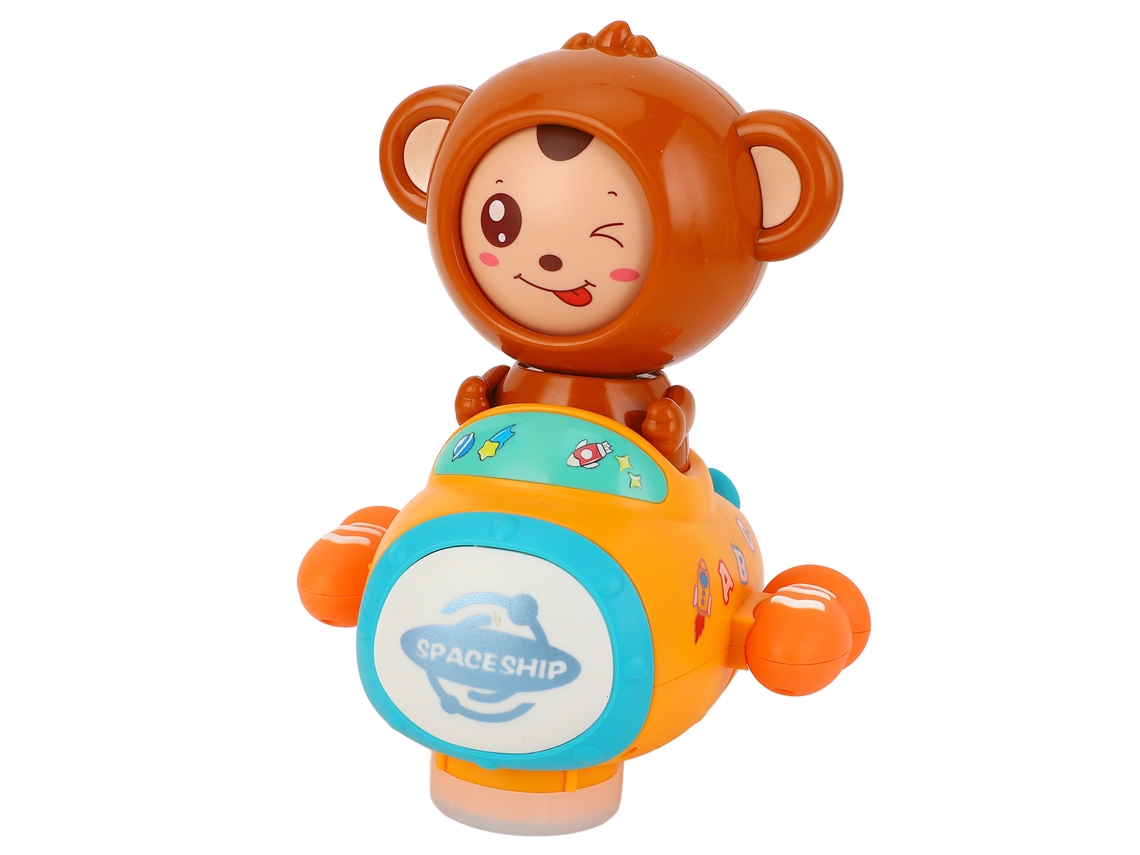 Mali brinquedo de Nave Espacial Elétrica com Luz e Música Macaco Universal para Crianças