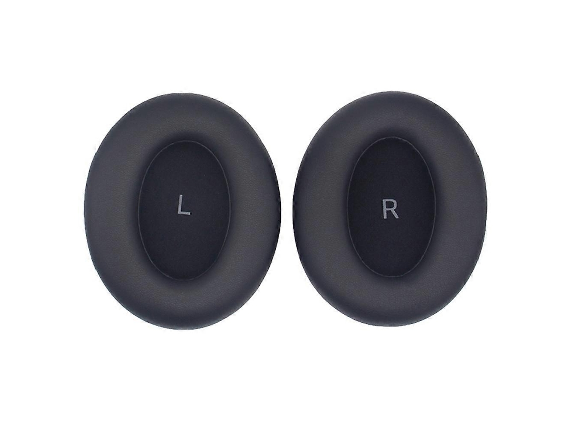 Lurelia Almofadas Auriculares Para Auscultadores Sem Fios Sennheiser Momentum 4.0, Em Couro Proteico, Preto, 1 Par