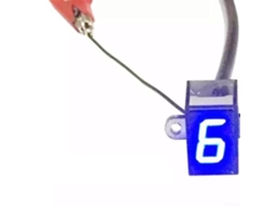 Indicador De Marcha 6 Velocidades Para Motocicleta Com Display Led E Carcaça Plástico Resistente Maior Visibilidade