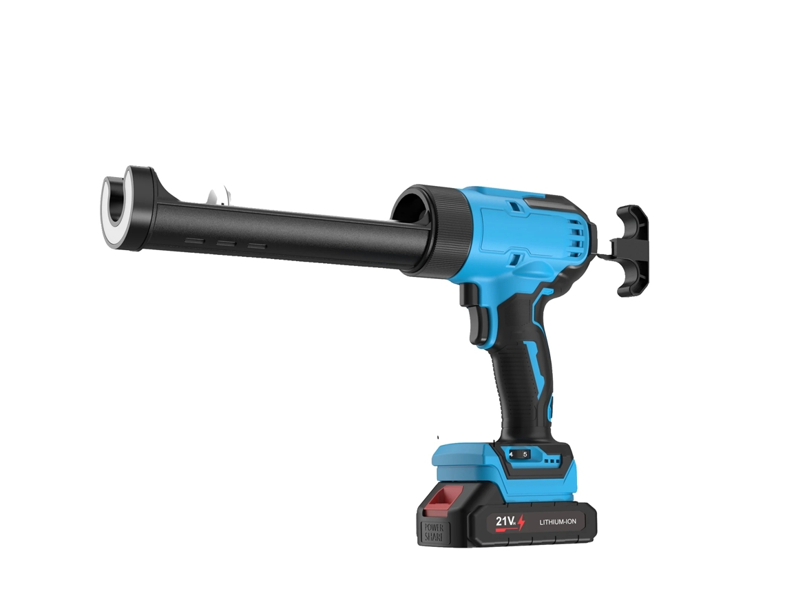 Pistola De Calafetagem Elétrica, Operação Sem Fio, Configurações De Velocidade Ajustáveis, Azul
