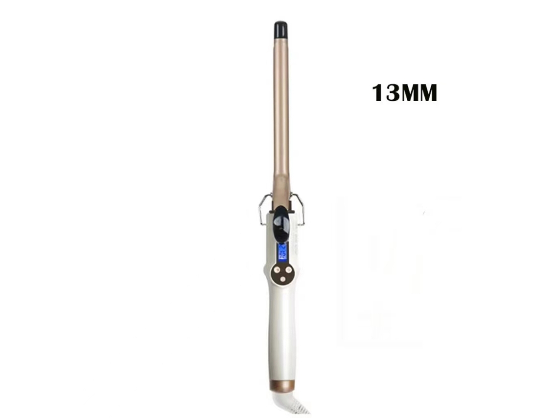 Modelador De Cachos Profissional Cerâmica 13mm (110-210℃ - Dourado)-aquaforge