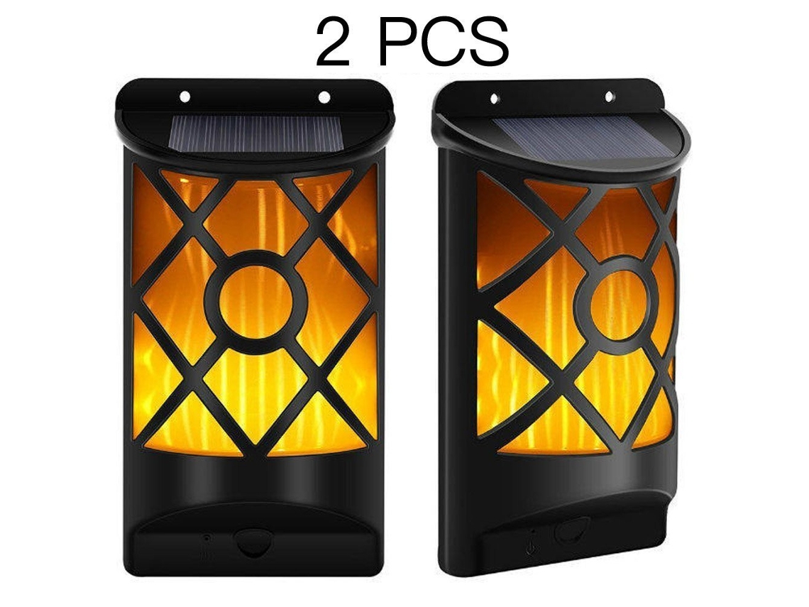 Luminária Solar de Parede AQUAFORGE Ip44 à Prova D'água com Liga/Desliga Automático