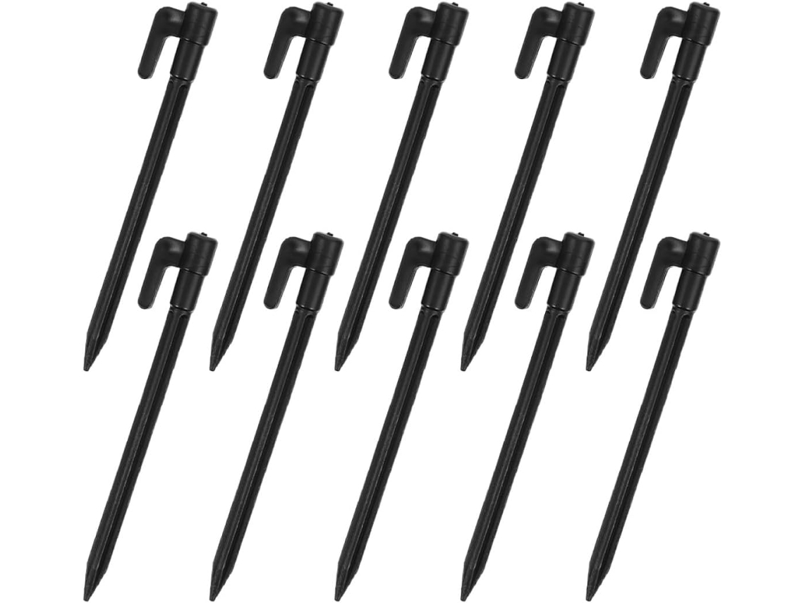 Estacas Plásticas Para Camping Barraca, Para Camping E Trilhas