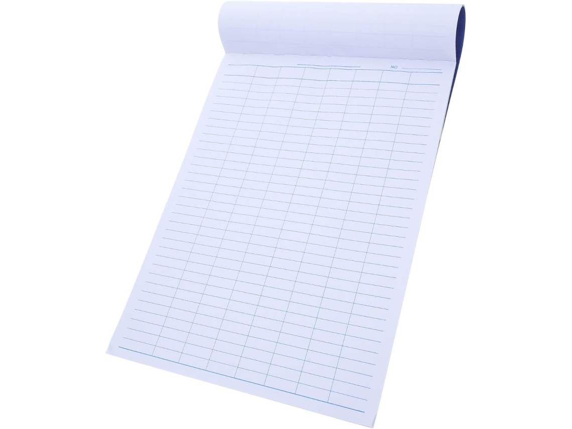 Kallory Livre De Comptes Cahier De Comptabilité Papier Bleu